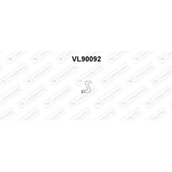 Tuyau d'échappement VENEPORTE VL90092