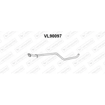 Tuyau d'échappement VENEPORTE VL90097