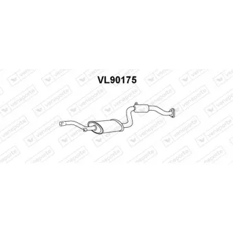Silencieux central VENEPORTE VL90175