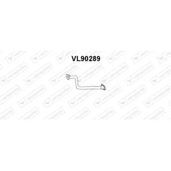 Tuyau d'échappement VENEPORTE VL90289