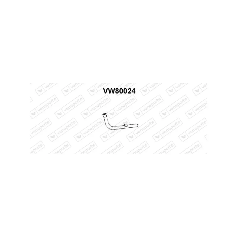 Tuyau d'échappement VENEPORTE VW80024