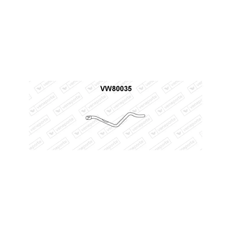Tuyau d'échappement VENEPORTE VW80035