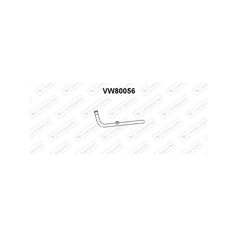 Tuyau d'échappement VENEPORTE VW80056