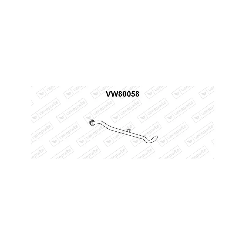 Tuyau d'échappement VENEPORTE VW80058