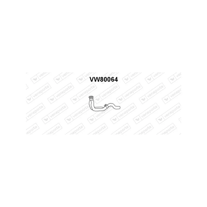 Tuyau d'échappement VENEPORTE VW80064