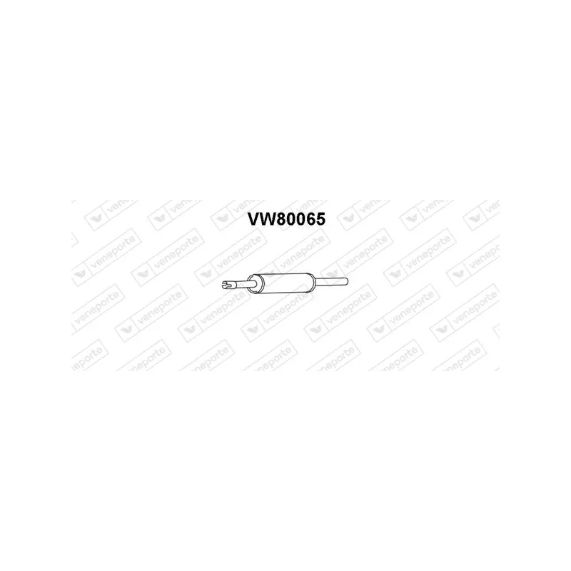 Silencieux avant VENEPORTE VW80065