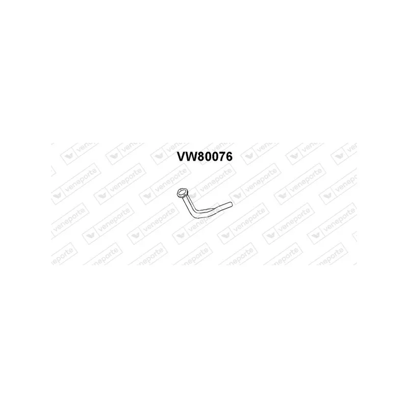 Tuyau d'échappement VENEPORTE VW80076