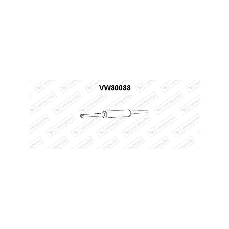 Silencieux avant VENEPORTE VW80088