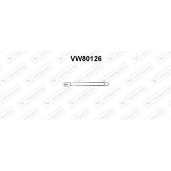 Tuyau d'échappement VENEPORTE VW80126