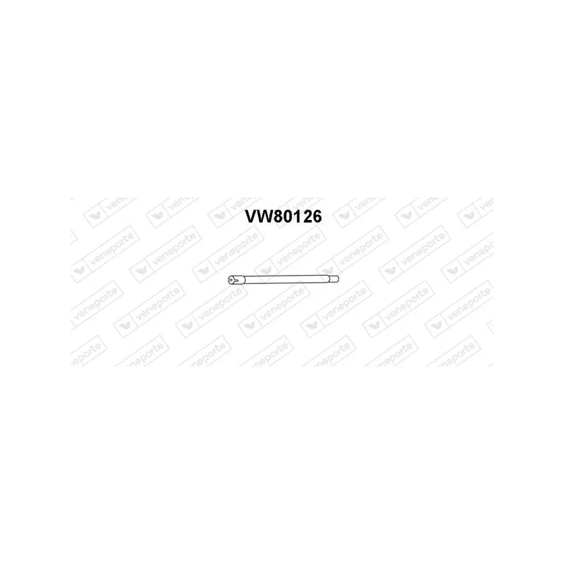 Tuyau d'échappement VENEPORTE VW80126