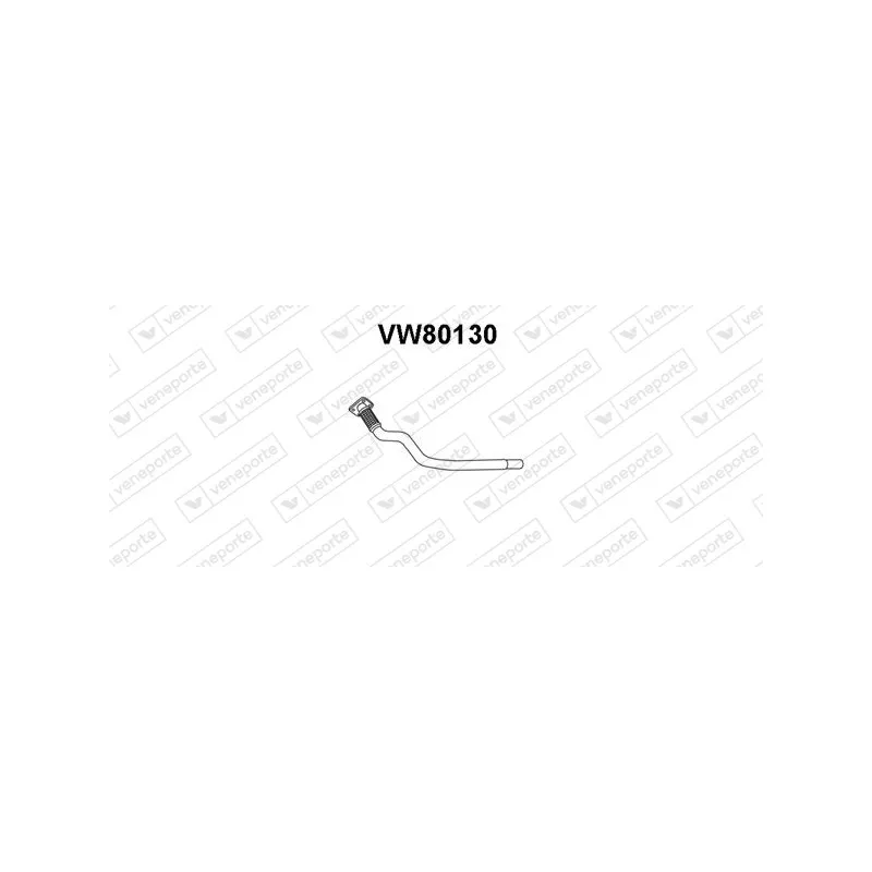 Tuyau d'échappement VENEPORTE VW80130