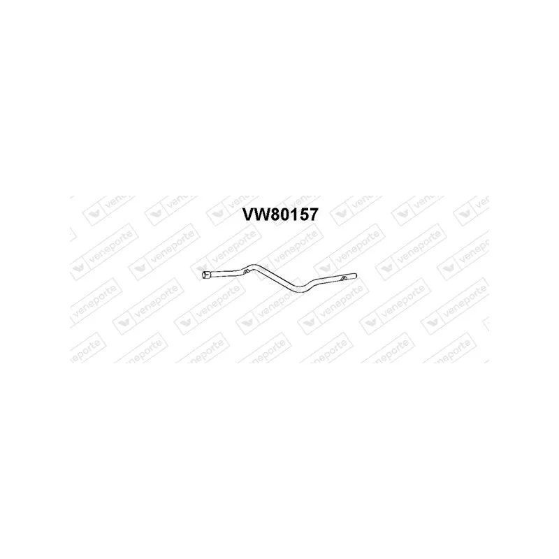 Tuyau d'échappement VENEPORTE VW80157