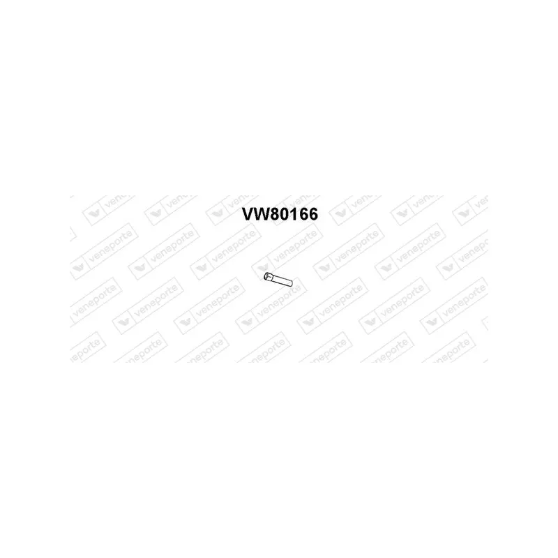 Tuyau d'échappement VENEPORTE VW80166