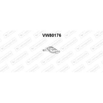 Silencieux central VENEPORTE VW80176