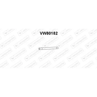 Tuyau d'échappement VENEPORTE VW80182