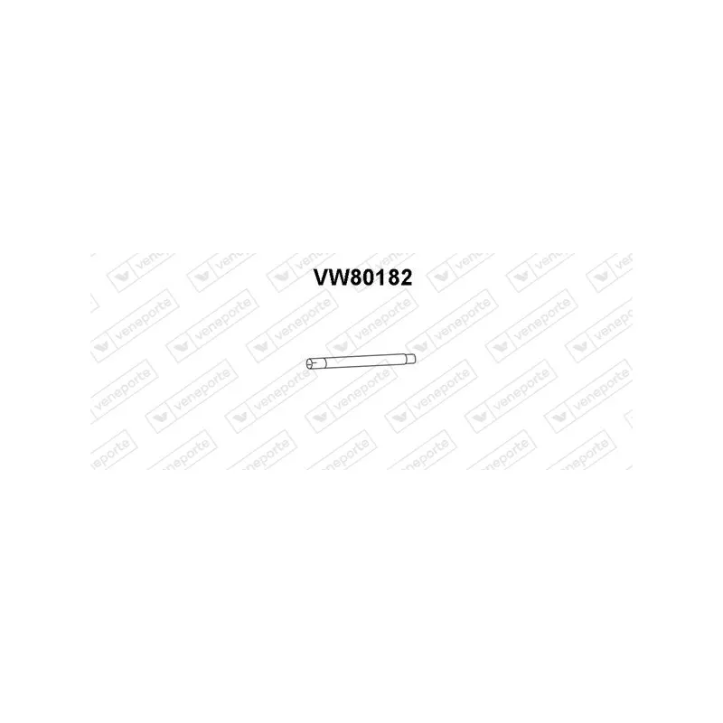 Tuyau d'échappement VENEPORTE VW80182