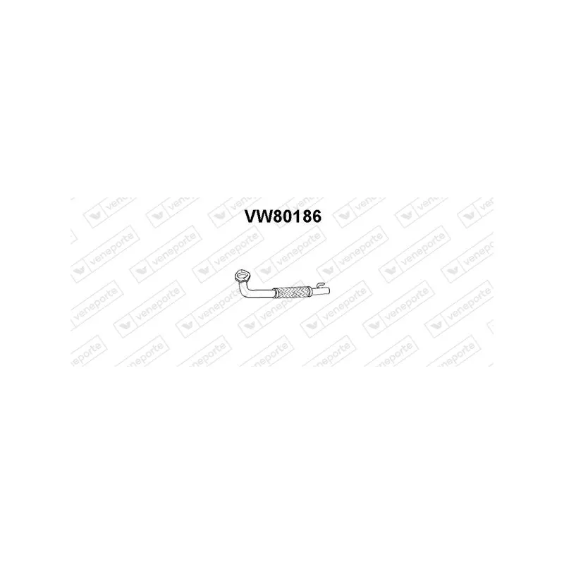 Tuyau d'échappement VENEPORTE VW80186