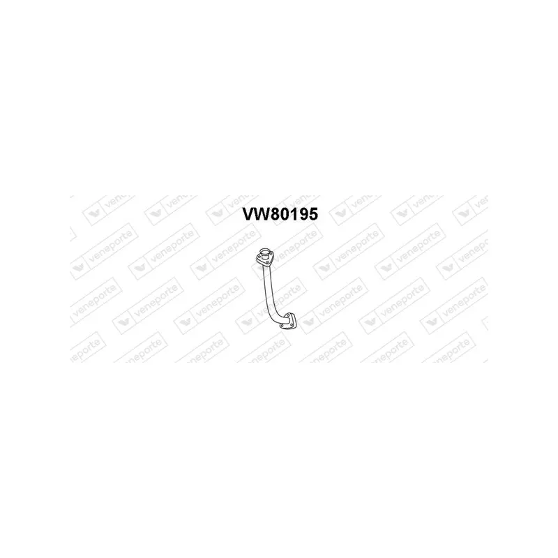 Tuyau d'échappement VENEPORTE VW80195