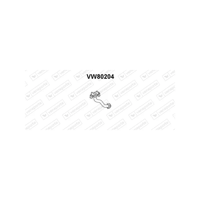 Tuyau d'échappement VENEPORTE VW80204