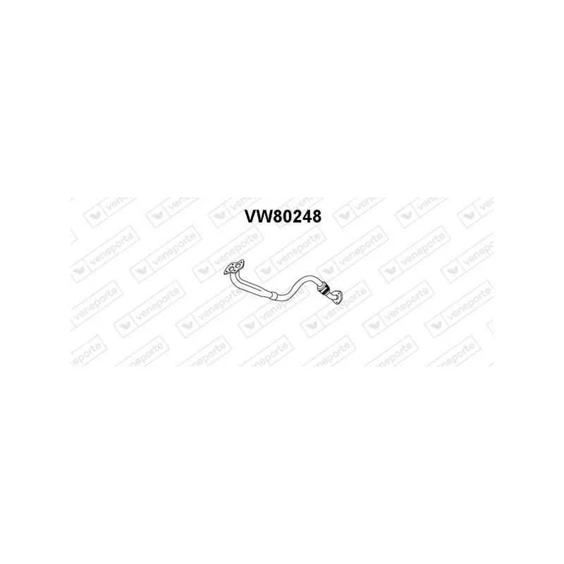 Tuyau d'échappement VENEPORTE VW80248