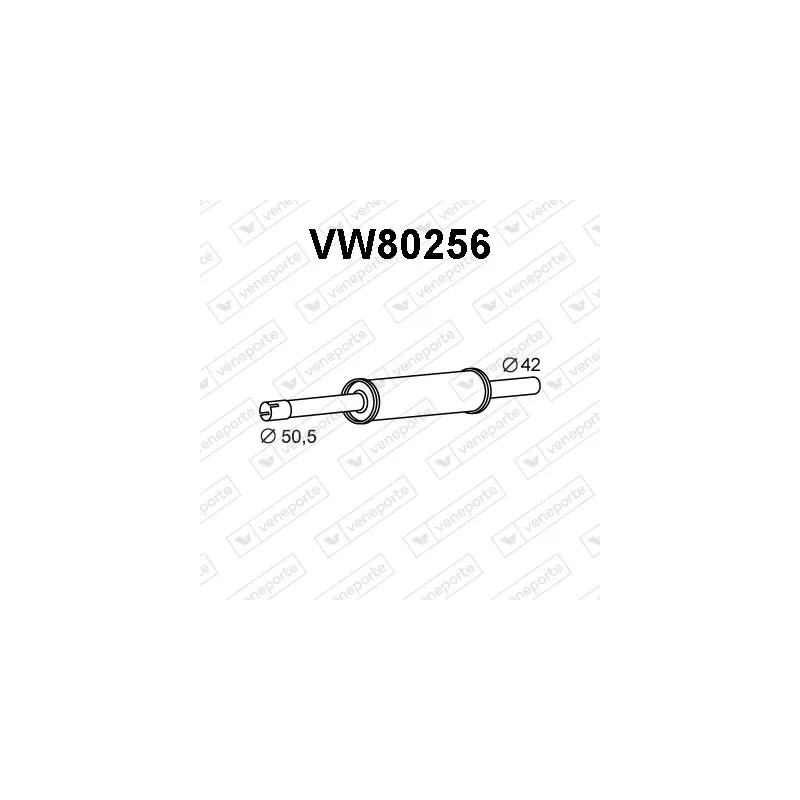 Silencieux central VENEPORTE VW80256