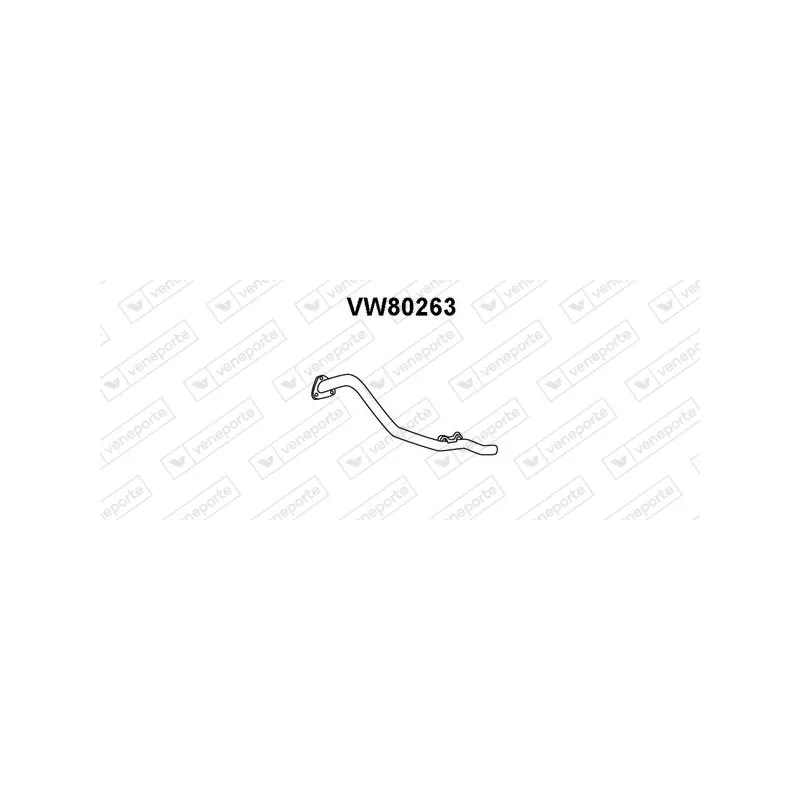 Tuyau d'échappement VENEPORTE VW80263