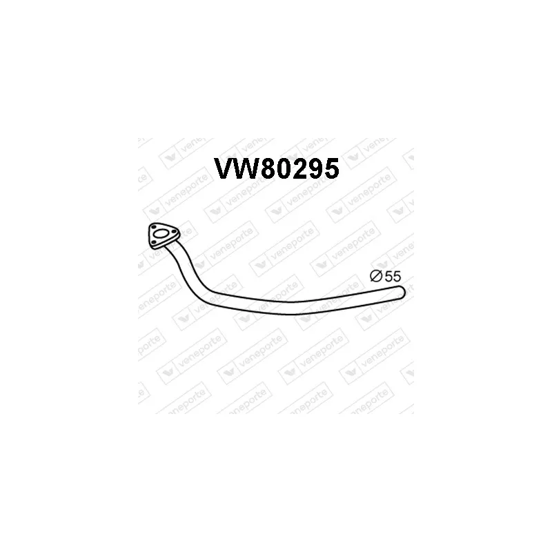 Tuyau d'échappement VENEPORTE VW80295