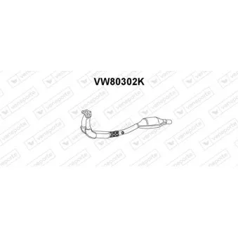 Catalyseur VENEPORTE VW80302K