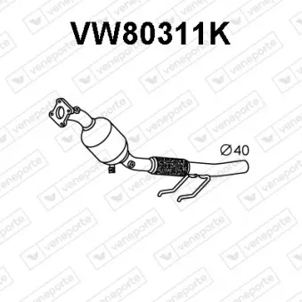 Catalyseur VENEPORTE VW80311K