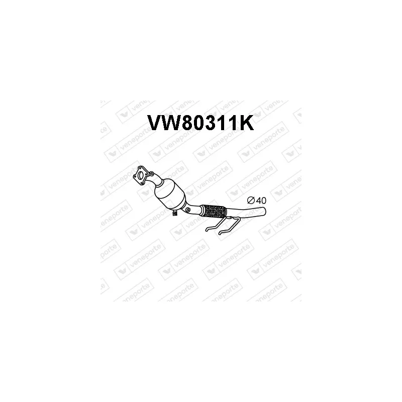 Catalyseur VENEPORTE VW80311K