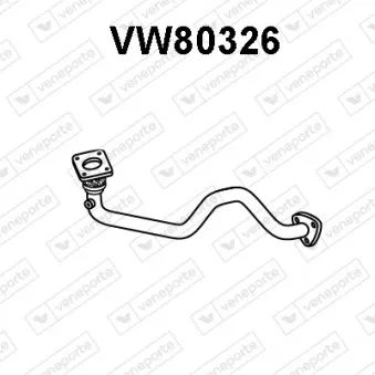Tuyau d'échappement VENEPORTE VW80326