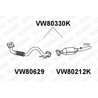 Catalyseur VENEPORTE VW80330K