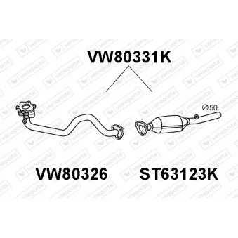 Catalyseur VENEPORTE VW80331K