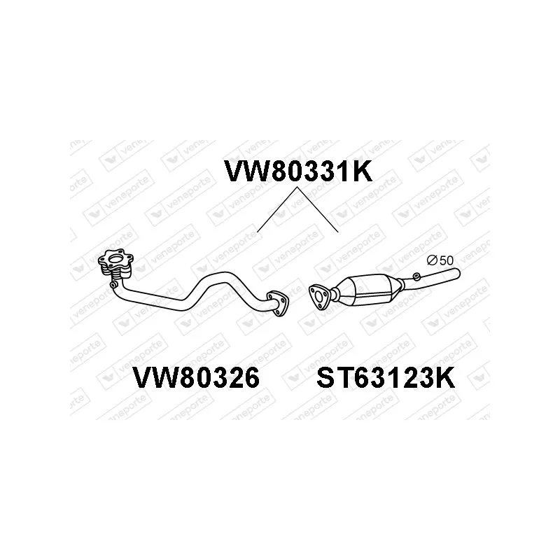 Catalyseur VENEPORTE VW80331K