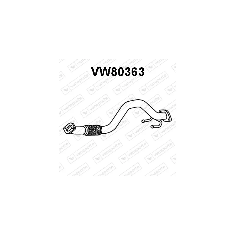 Tuyau d'échappement VENEPORTE VW80363