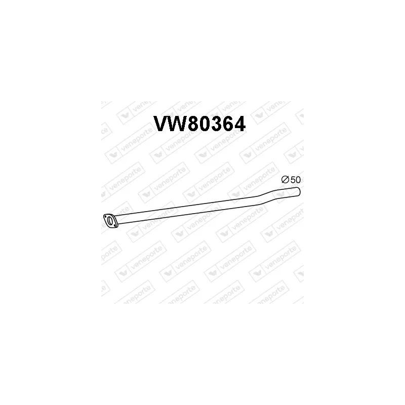 Tuyau d'échappement VENEPORTE VW80364