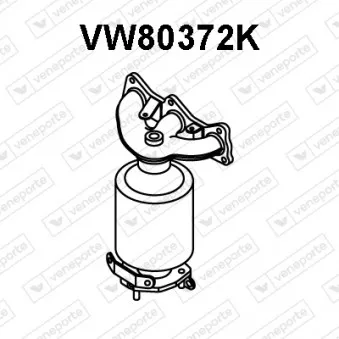 Catalyseur en coude VENEPORTE VW80372K