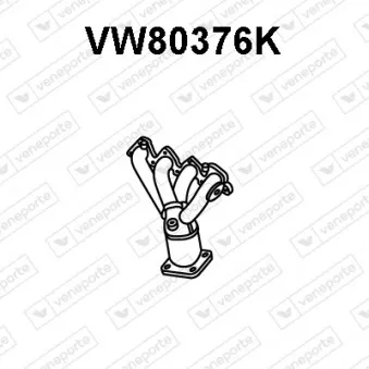 Catalyseur en coude VENEPORTE VW80376K