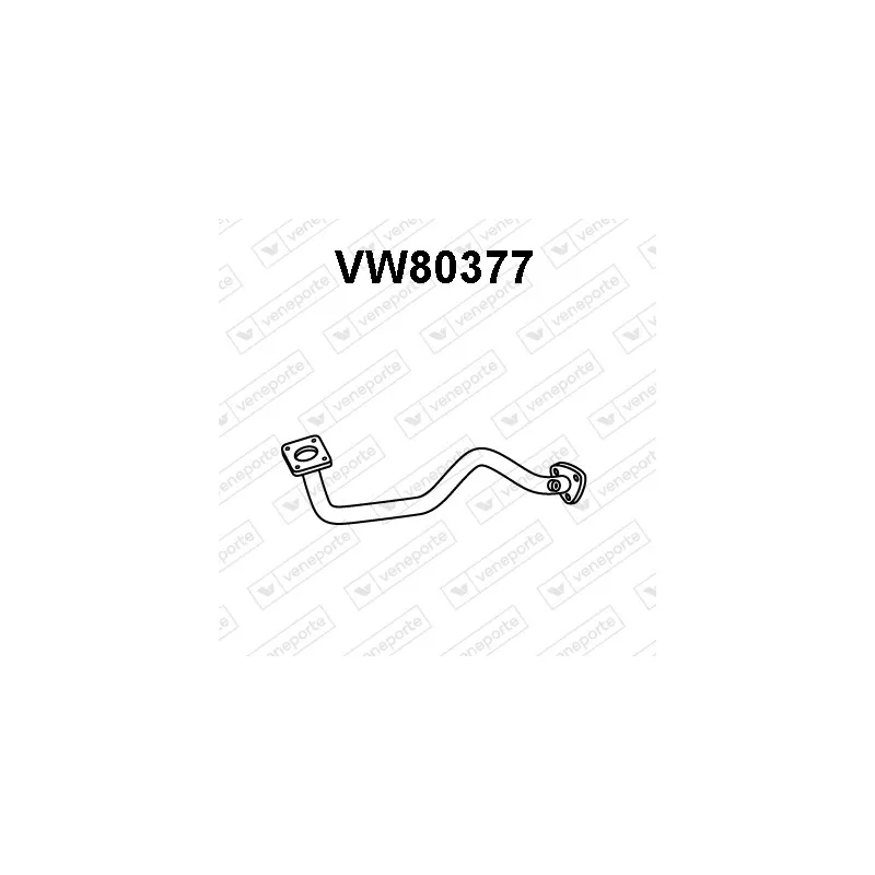 Tuyau d'échappement VENEPORTE VW80377