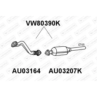 Catalyseur VENEPORTE VW80390K