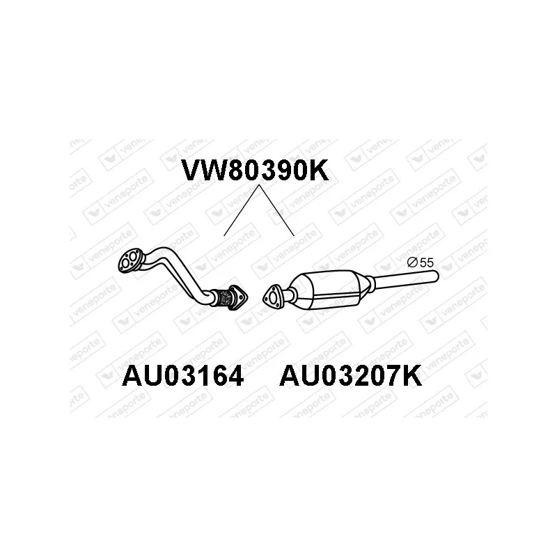 Catalyseur VENEPORTE VW80390K