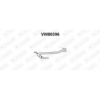 Tube de réparation, catalyseur VENEPORTE VW80396