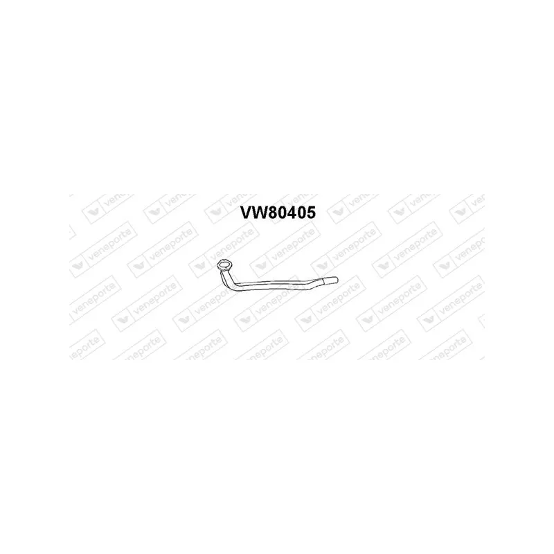 Tuyau d'échappement VENEPORTE VW80405