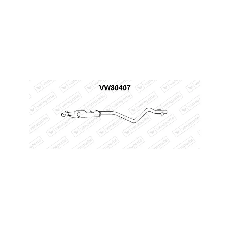 Silencieux avant VENEPORTE VW80407