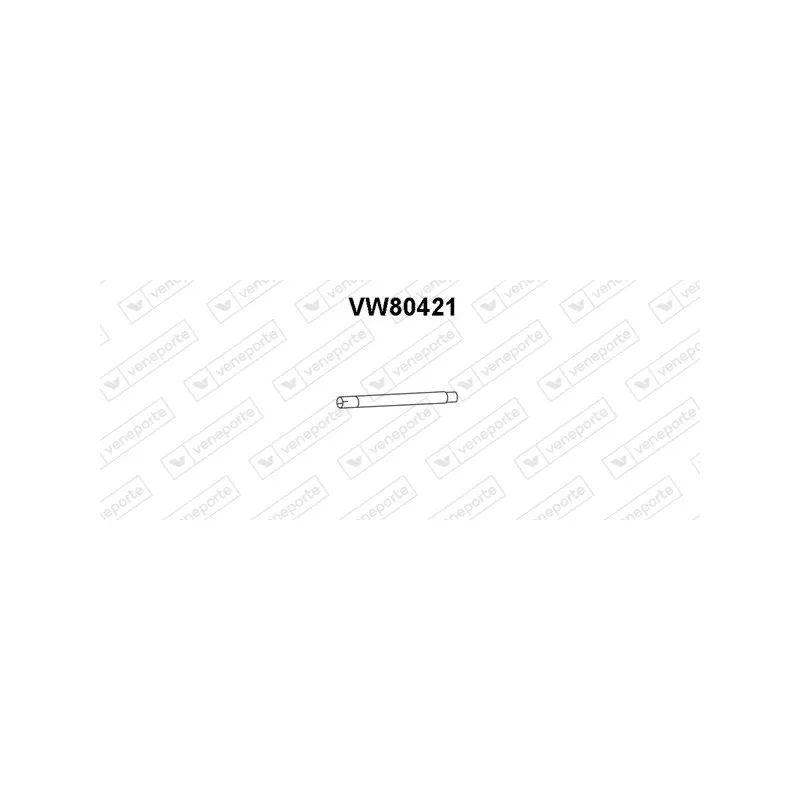 Tuyau d'échappement VENEPORTE VW80421