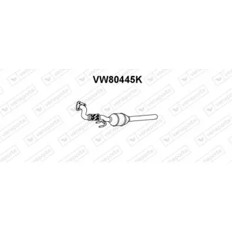 Catalyseur VENEPORTE VW80445K