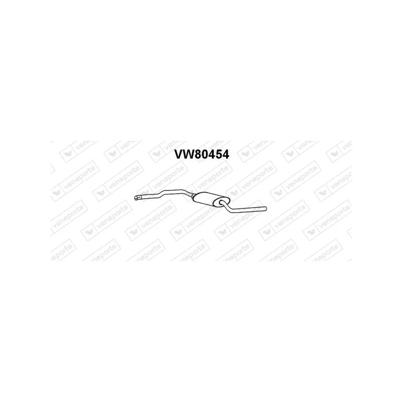 Silencieux avant VENEPORTE VW80454