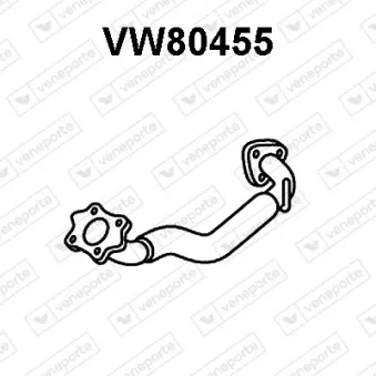 Tuyau d'échappement VENEPORTE VW80455