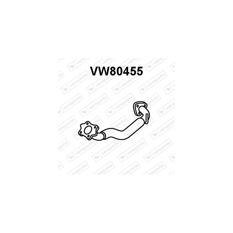 Tuyau d'échappement VENEPORTE VW80455