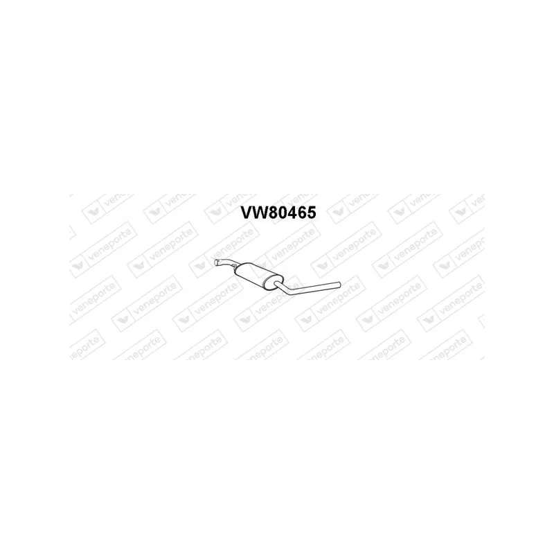 Silencieux avant VENEPORTE VW80465